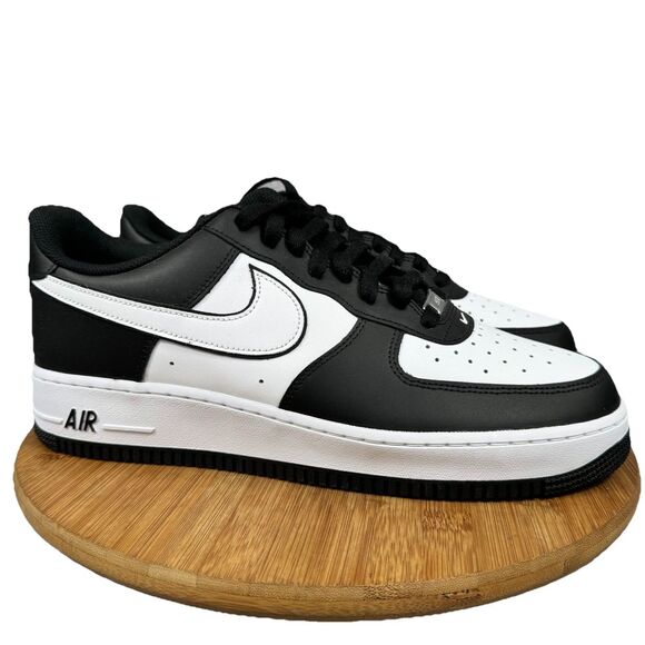 Nike Air Force 1 \'07 Mens Size 12 Shoes Sneakers White Swoosh Panda DV0788-001